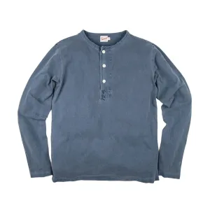 13oz Henley | Faded Blue