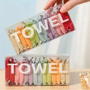 14pcs Disposable Compressed Towels - Portable Travel Face Cloth