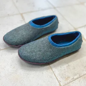 2in1 - Dual-Layered Felted Wool House Slippers for Men