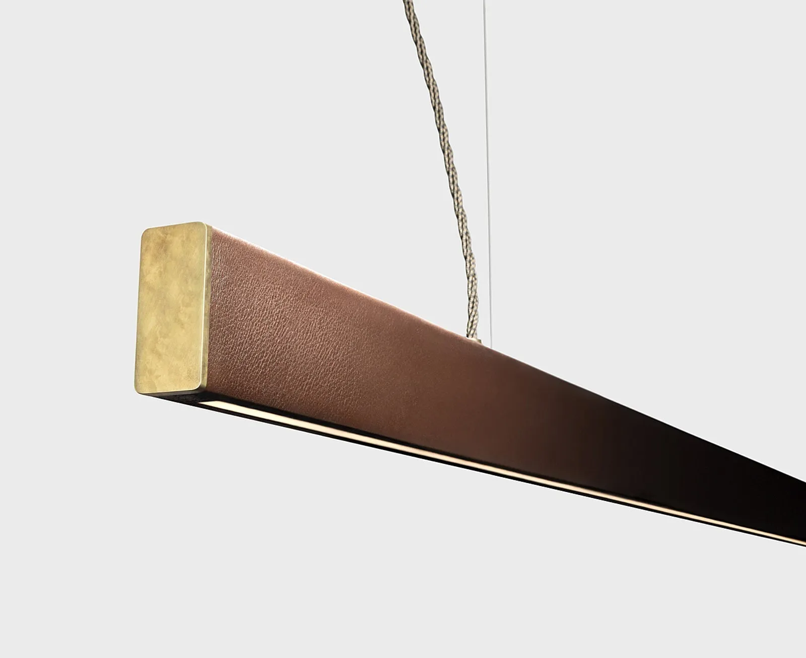 2x4 Leather Pendant - 12'