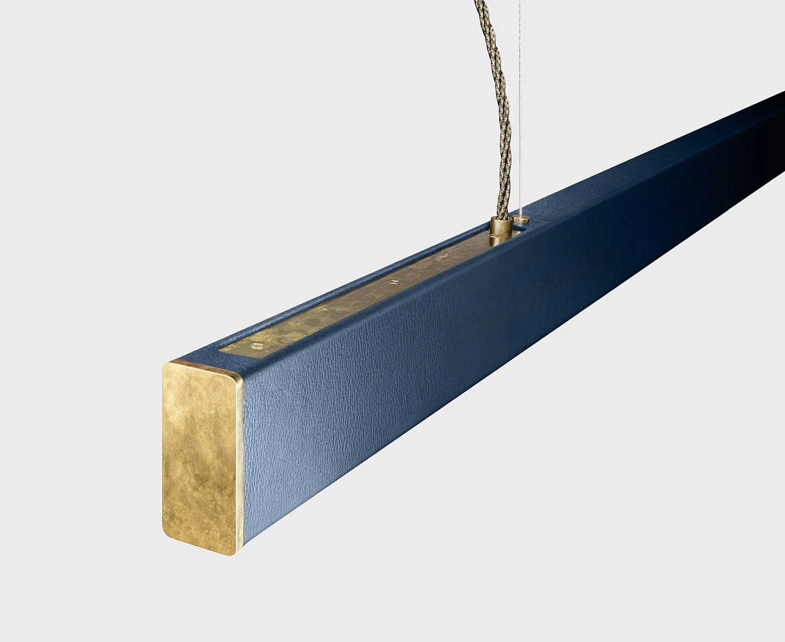 2x4 Leather Pendant - 12'