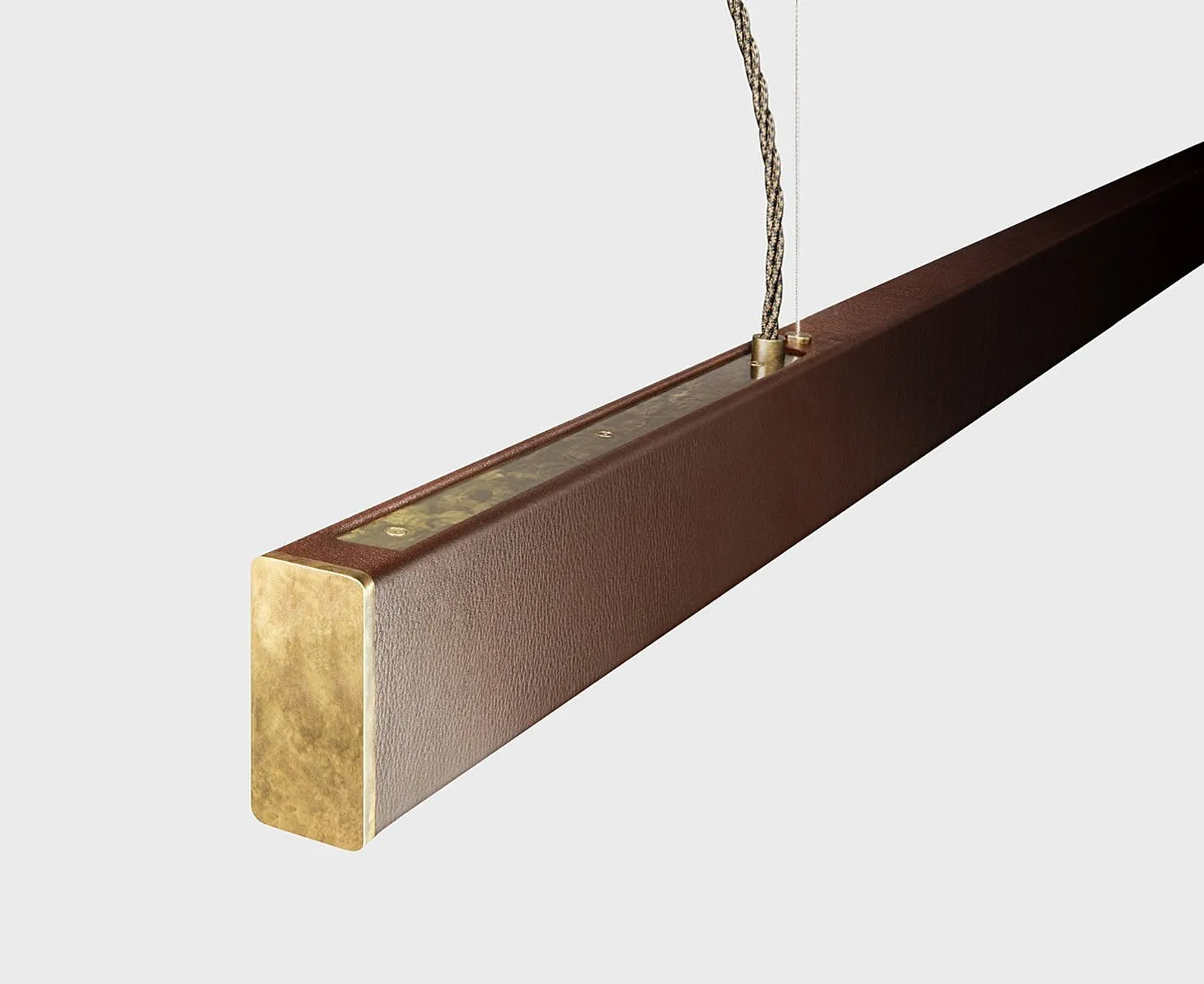 2x4 Leather Pendant - 12'