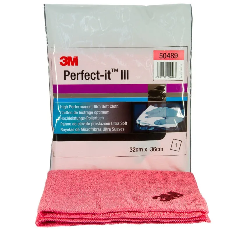 3M Pink High Performance Ultra Soft cloth