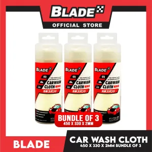 3pcs Blade Car Wash Cloth CC4533