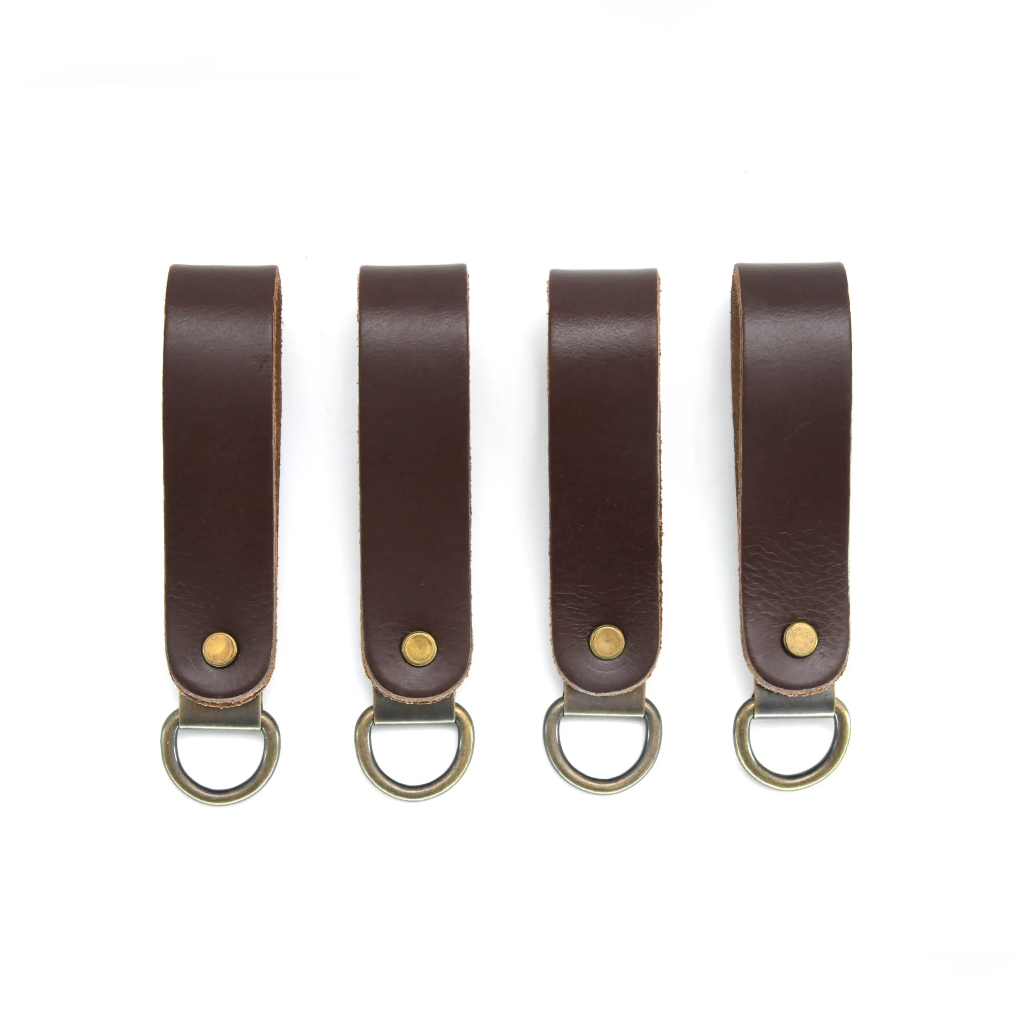 98200 - Suspender Loop Attachment in Dark Tan Leather (4 Piece Set) | Style n Craft