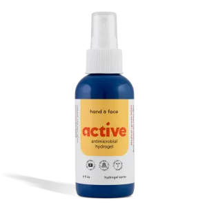 Active Antimicrobial Hand & Face: All-Natural Hydrogel Spray