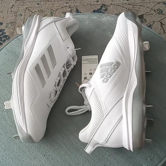 adidas men's baseball cleats-NEW