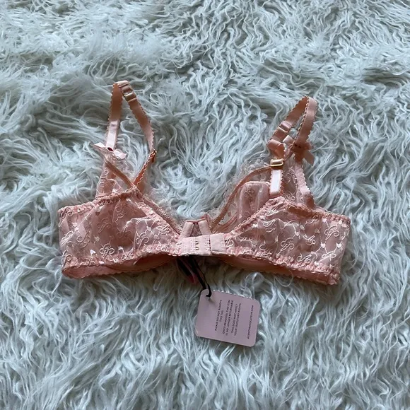 🆕Agent‎ Provocateur Dorotia High Apex Underwired Bra in Nude