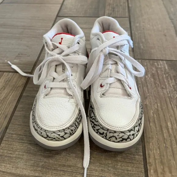 Air Jordan 3 Retro PS 'Cardinal Red' size 1.5Y