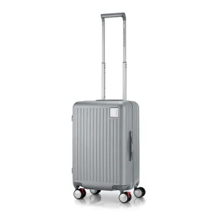American Tourister Lockation 55cm Carry-On Suitcase Light Silver