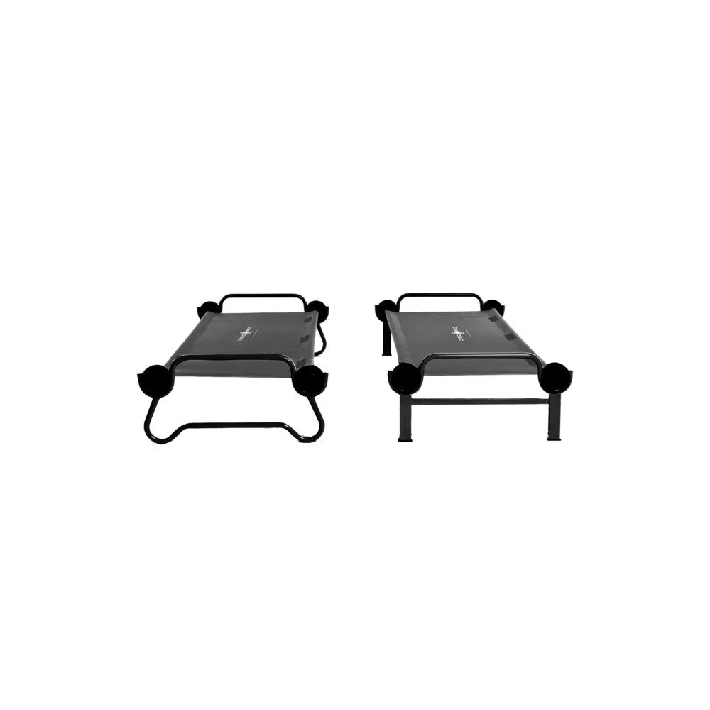 Anthracite Grey Disc-O-Bed Large (Adult Kid O Bunk) camping bunk beds & couch for teenagers & adults