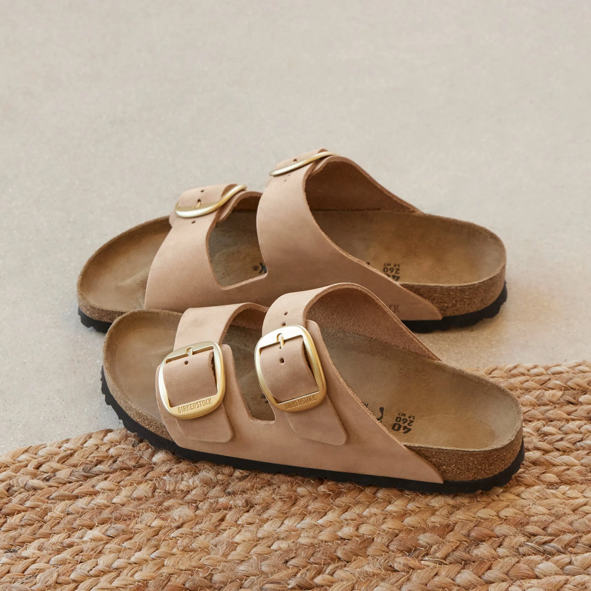 ARIZONA BIG BUCKLE - SANDCASTLE - NUBUCK