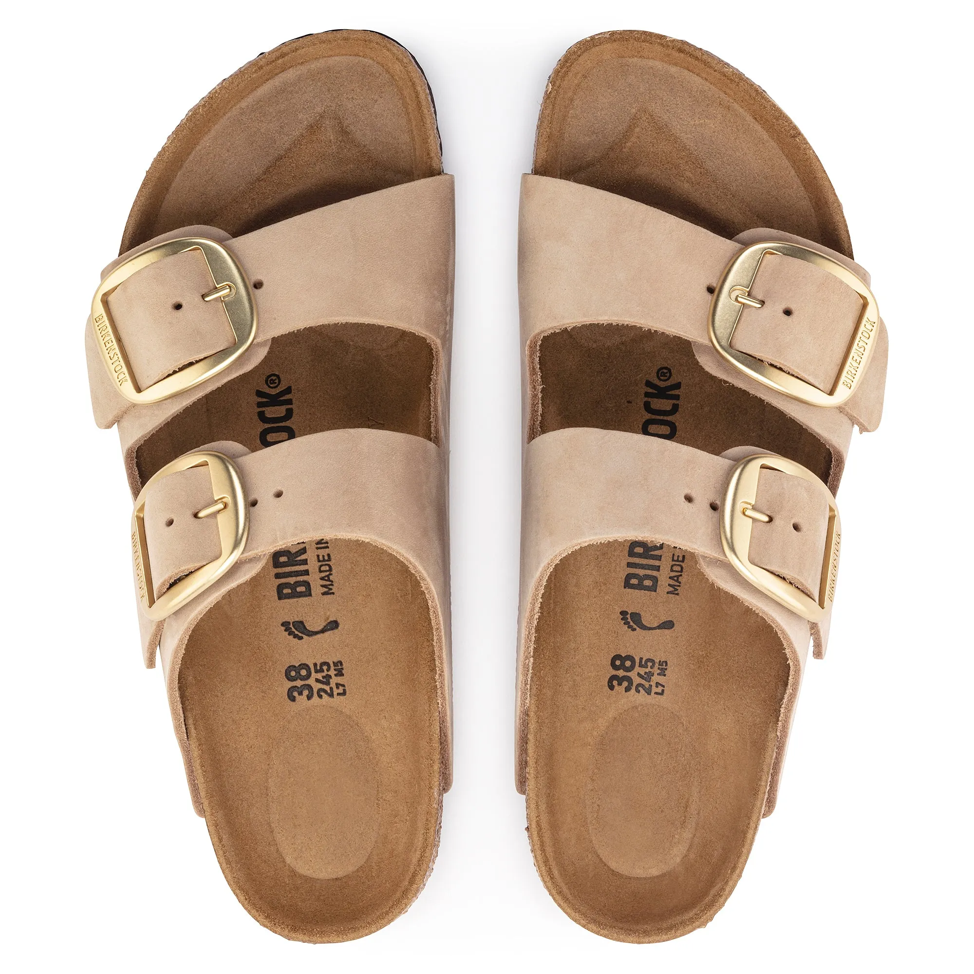 ARIZONA BIG BUCKLE - SANDCASTLE - NUBUCK