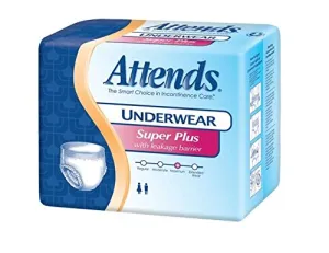 Attends APP0710 Protective Underwear Super Plus Abs, Small 22-34, CS/80