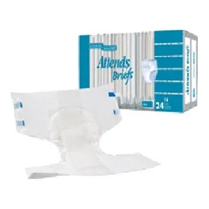 Attends Disposable Poly Brief Medium 32" - 44" (Bag of 24)