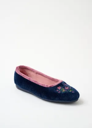 Ballerina slippers plush comfort width