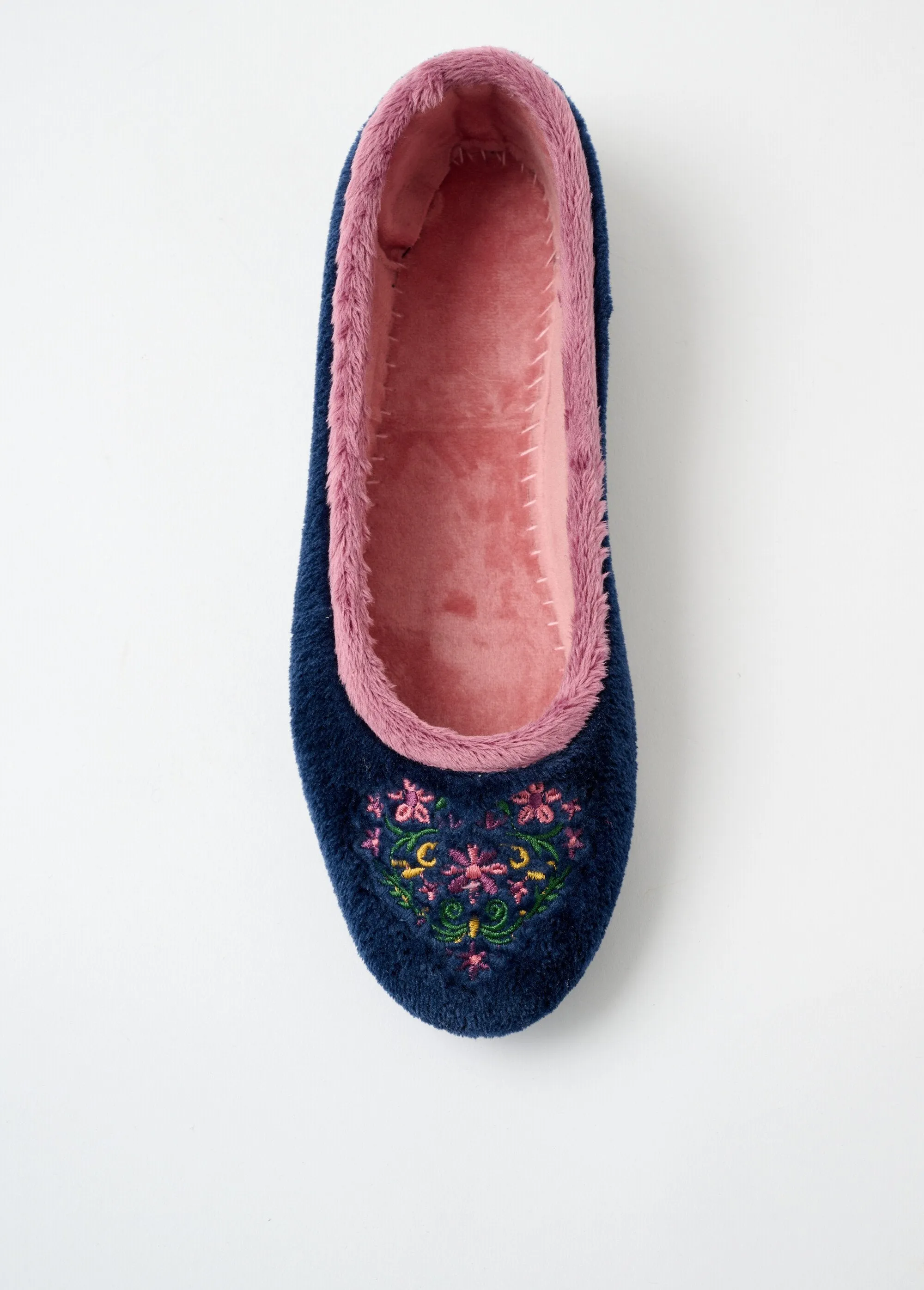 Ballerina slippers plush comfort width