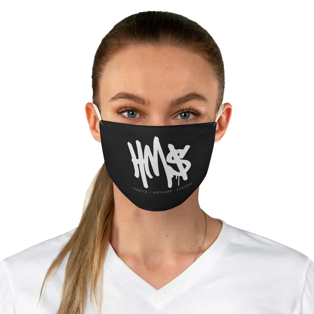 Black & White Fabric Face Mask