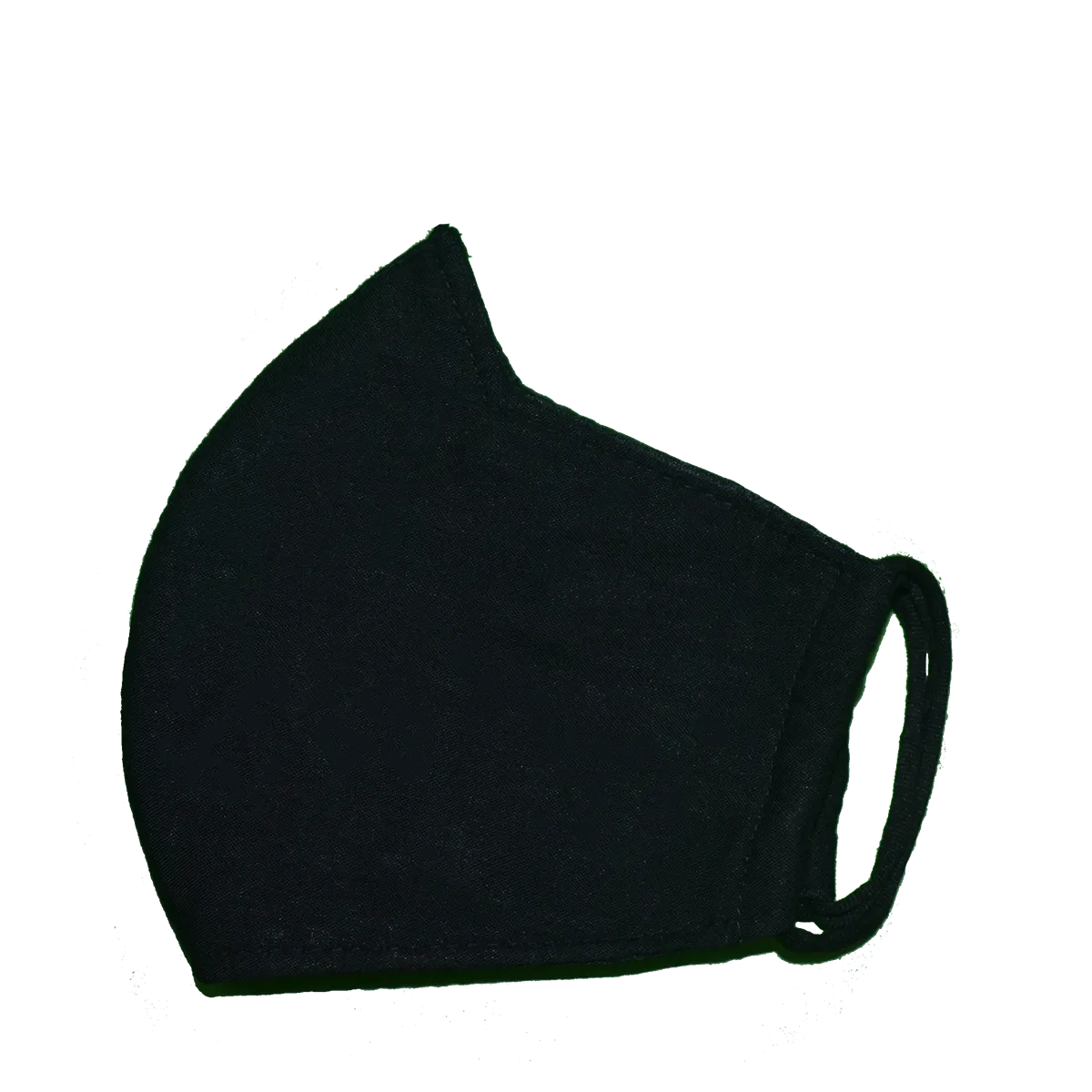Black Contoured Non-Medical Face Mask
