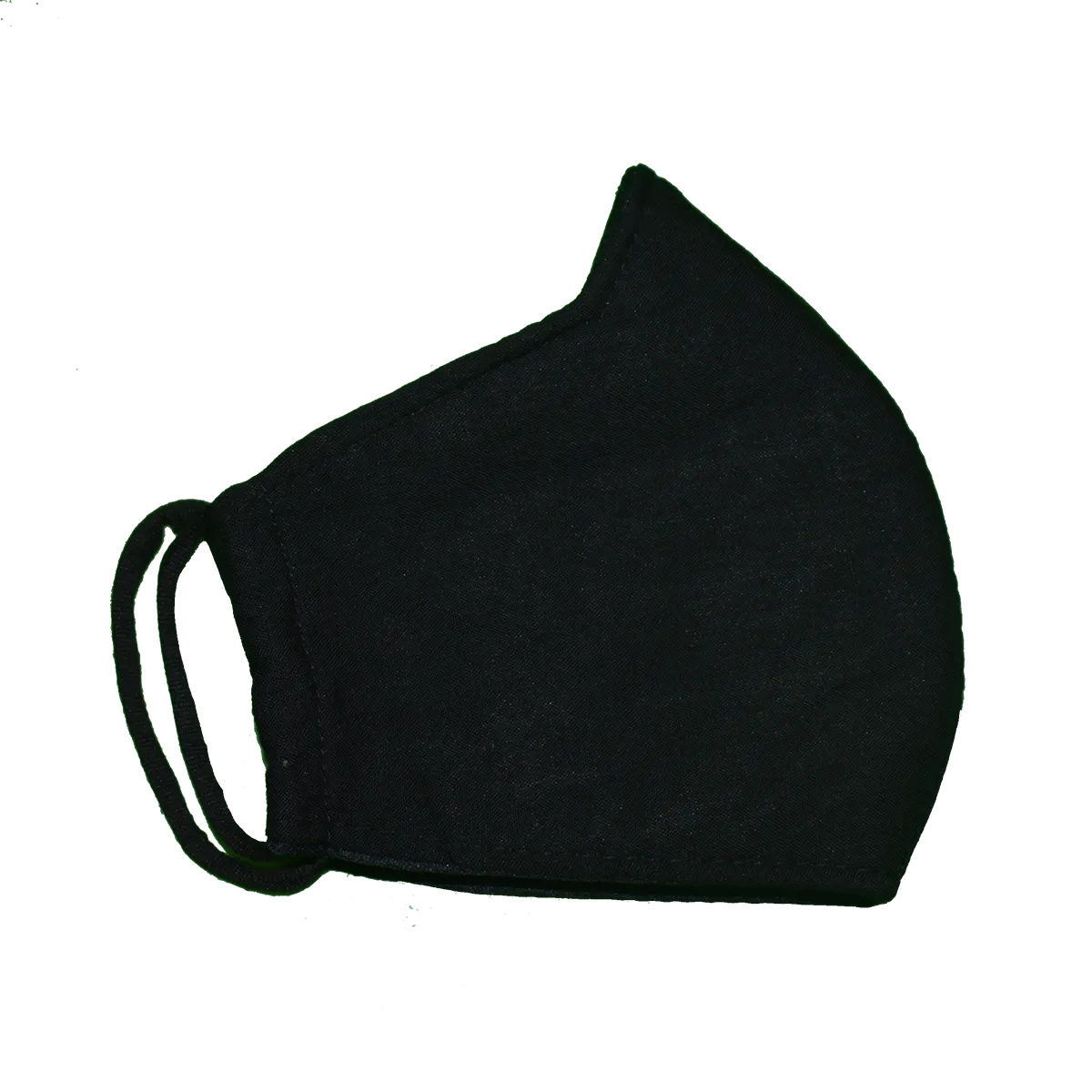 Black Contoured Non-Medical Face Mask