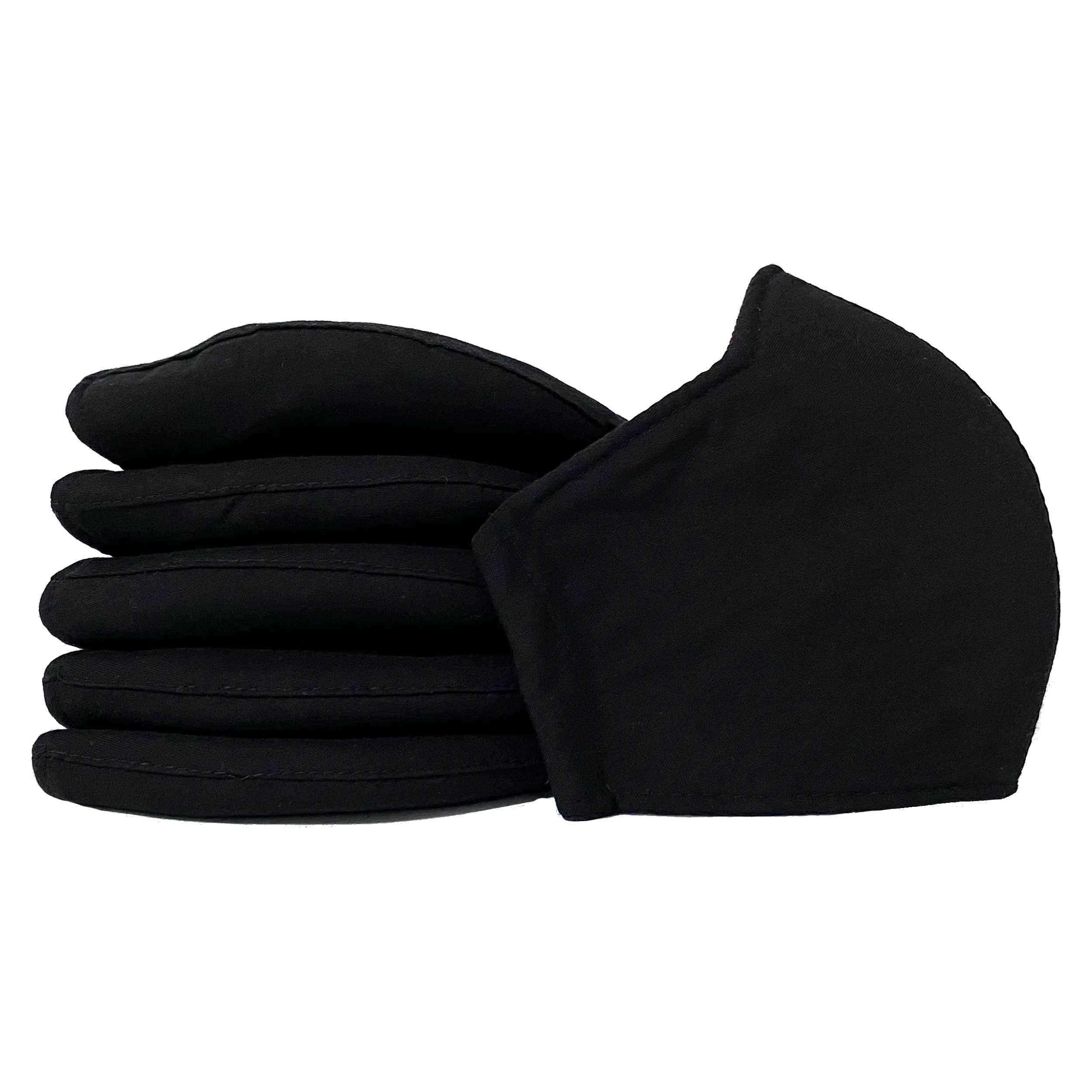 Black Contoured Non-Medical Face Mask