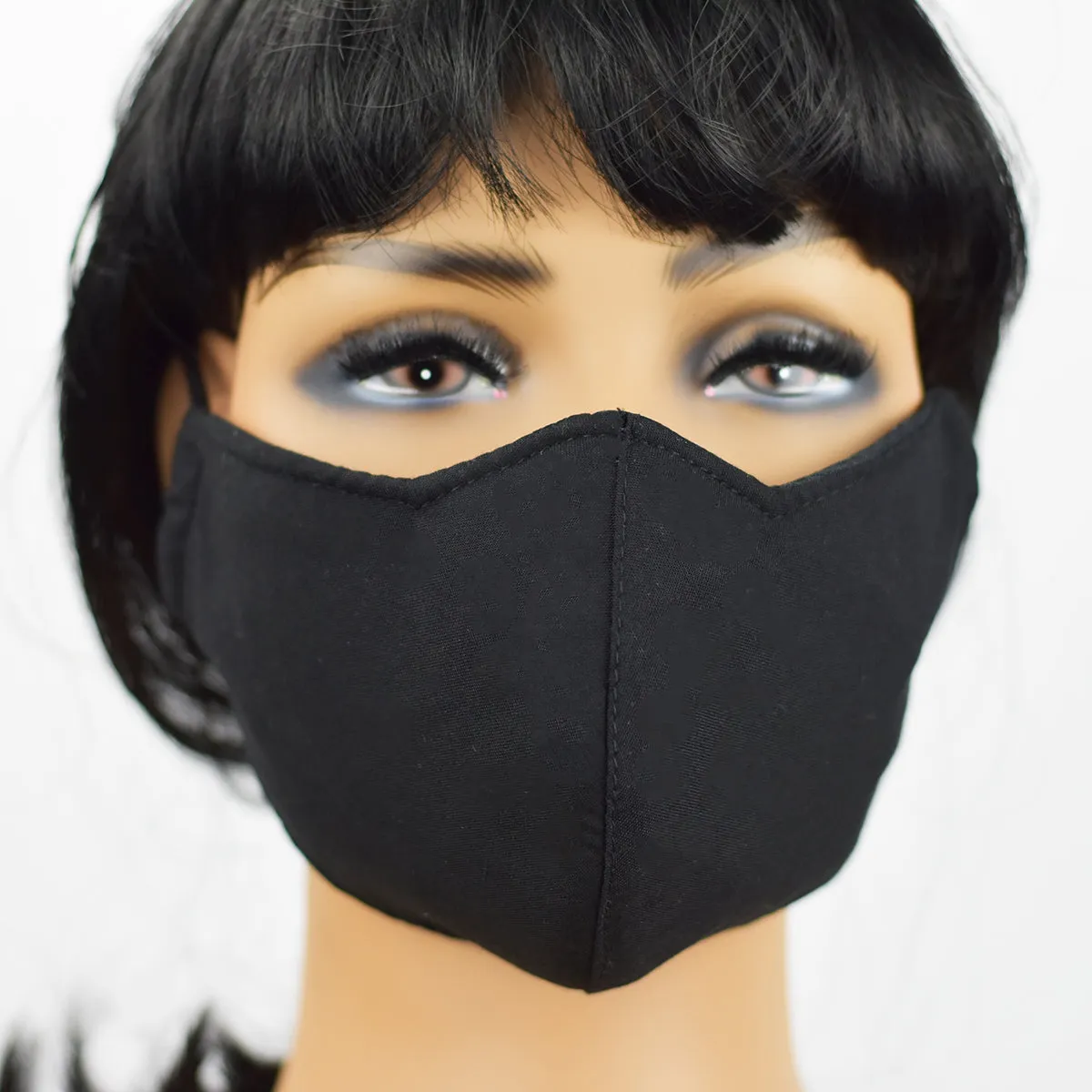 Black Contoured Non-Medical Face Mask