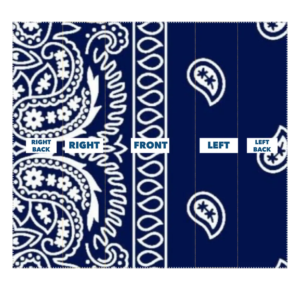 Blue Crip Bandana Neck Gaiter/Face Mask