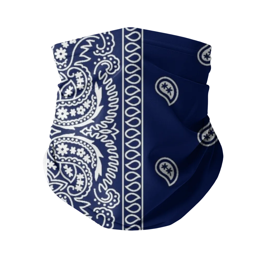 Blue Crip Bandana Neck Gaiter/Face Mask