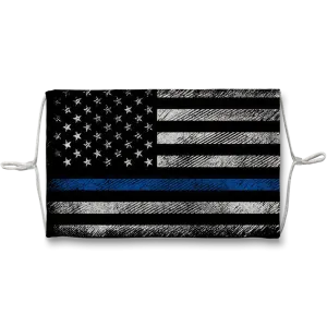 Blue Lives Matter Blue Lives Matter Flag Face Mask