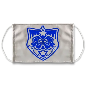 Blue-RR-Logo Mask Sublimation Face Mask