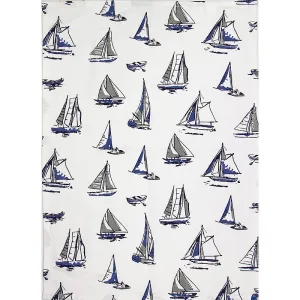 Boats Tea Towel 71x51cm