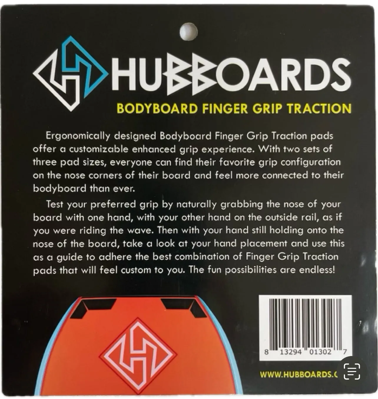 Bodyboard Finger Grip Traction