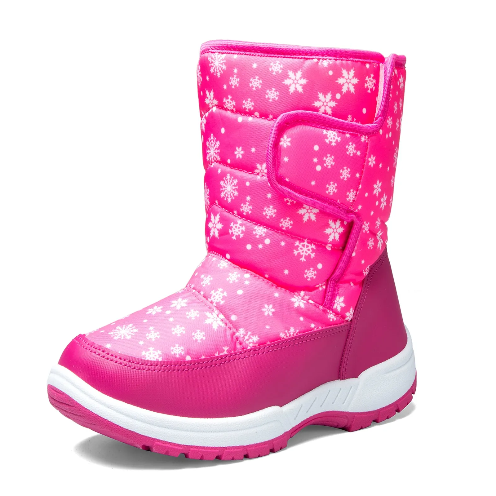 Boys and Girls Snow Boots Waterproof Winter Outdoor Boots(Toddler/Little Kid/Big Kid) - Kkomforme