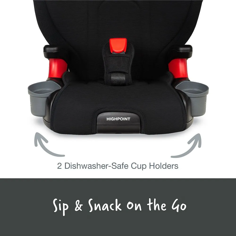 Britax Highpoint 2-Stage Belt-Positioning Booster (SafeWash Black Ombre)