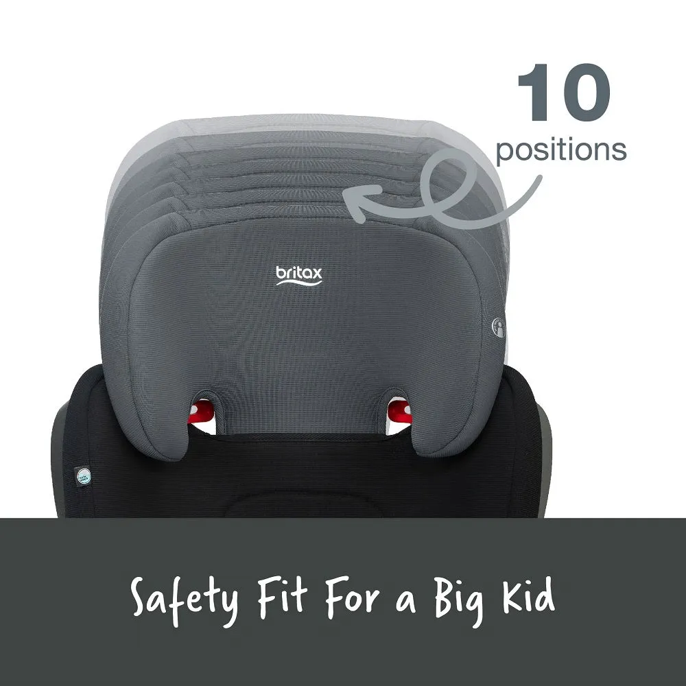 Britax Highpoint 2-Stage Belt-Positioning Booster (SafeWash Black Ombre)