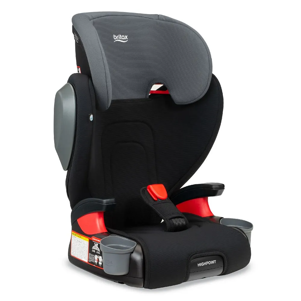 Britax Highpoint 2-Stage Belt-Positioning Booster (SafeWash Black Ombre)
