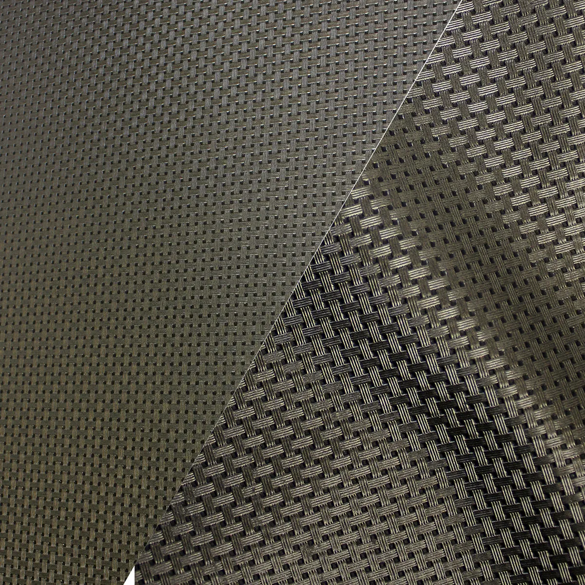 Bycast65 Brown Twill Weave Faux Leather Marine Vinyl Fabric