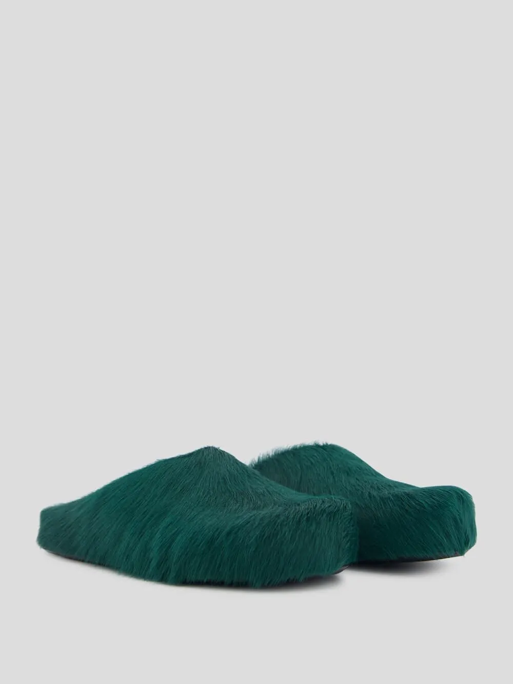 Calf Hair Slippers