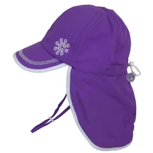 Calikids UV Flap Hat - Purple