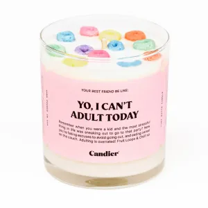 Cant Adult Today Candle