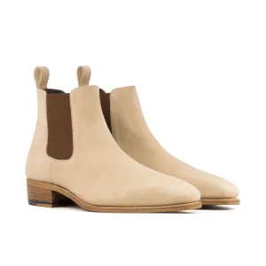 Chelsea Boot in Taupe Suede
