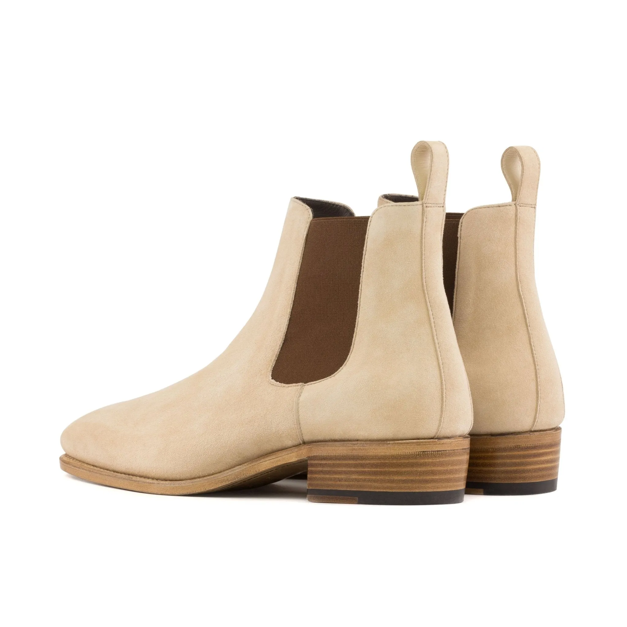 Chelsea Boot in Taupe Suede