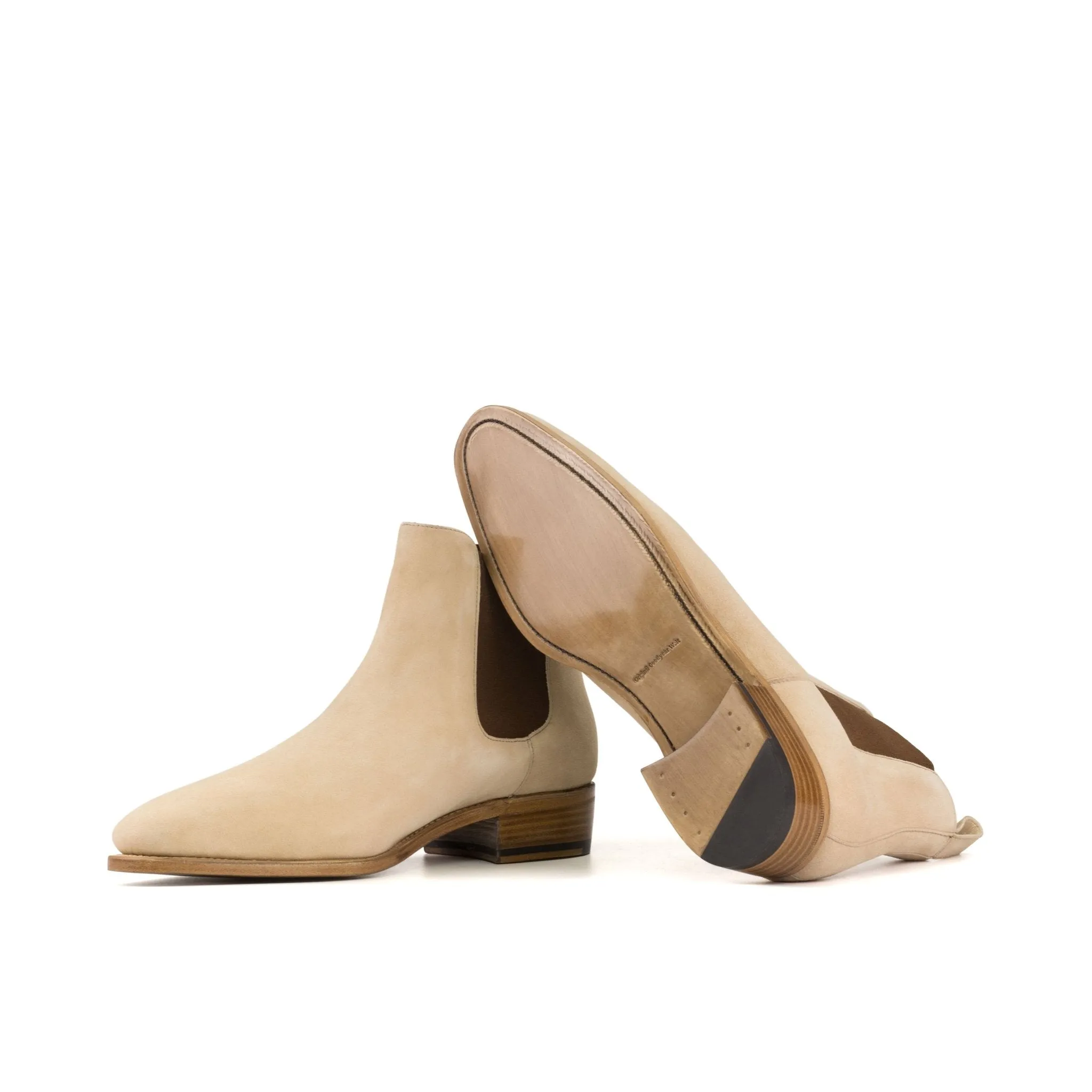 Chelsea Boot in Taupe Suede
