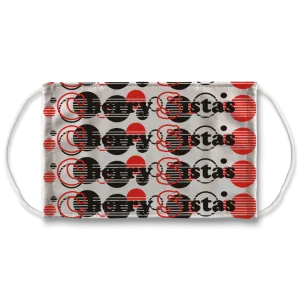 Cherry Sistas Bubble Deisgn Sublimation Face Mask