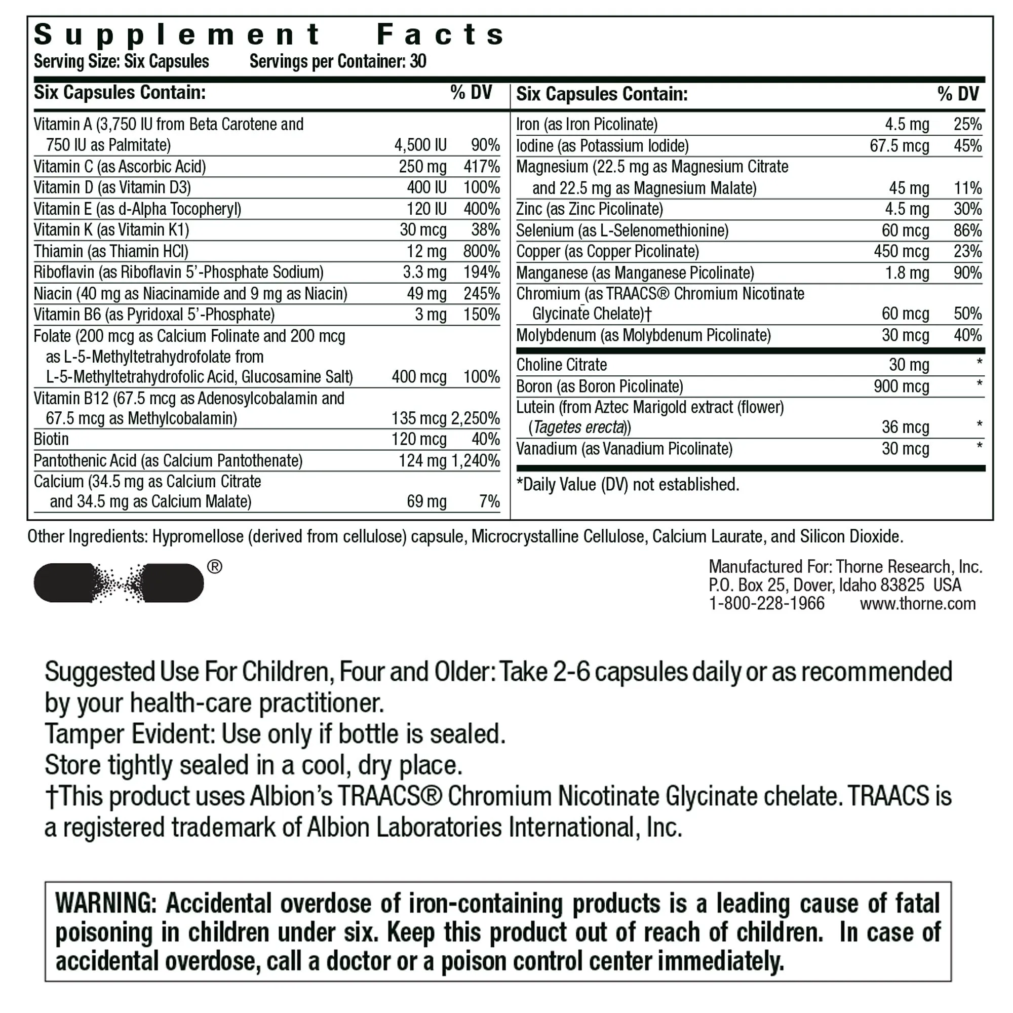 Childrens Basic Nutrients
