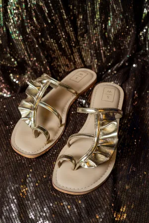 Christina Gold Sandals