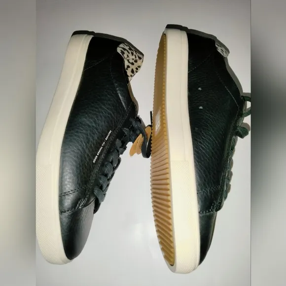 Clae (Black) Men's Safari Bradley Leather Upper Sneakers (NEW-NWT)