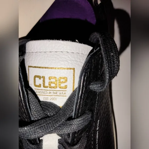 Clae (Black) Men's Safari Bradley Leather Upper Sneakers (NEW-NWT)
