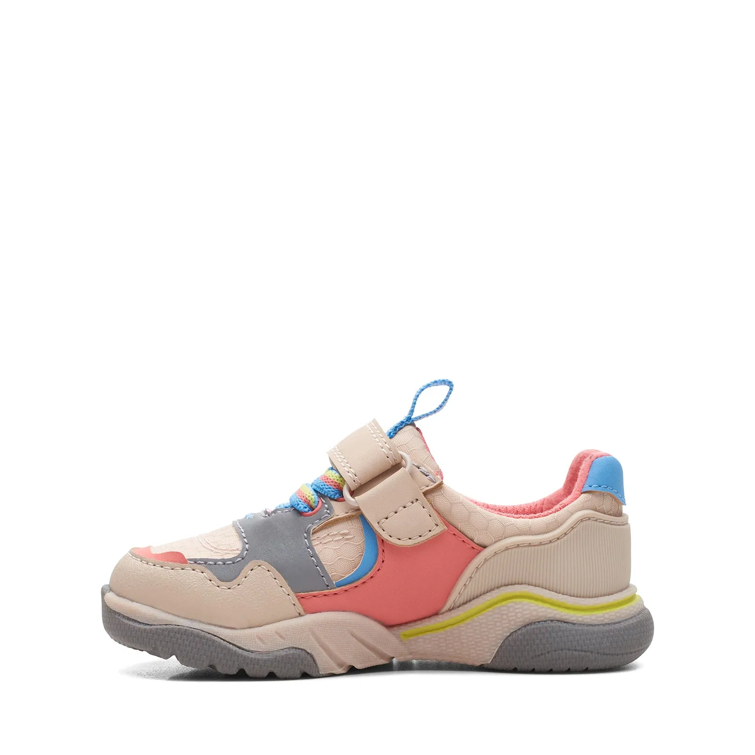CLARKS GIRLS FEATHER JUMPT. (WIDE FIT)