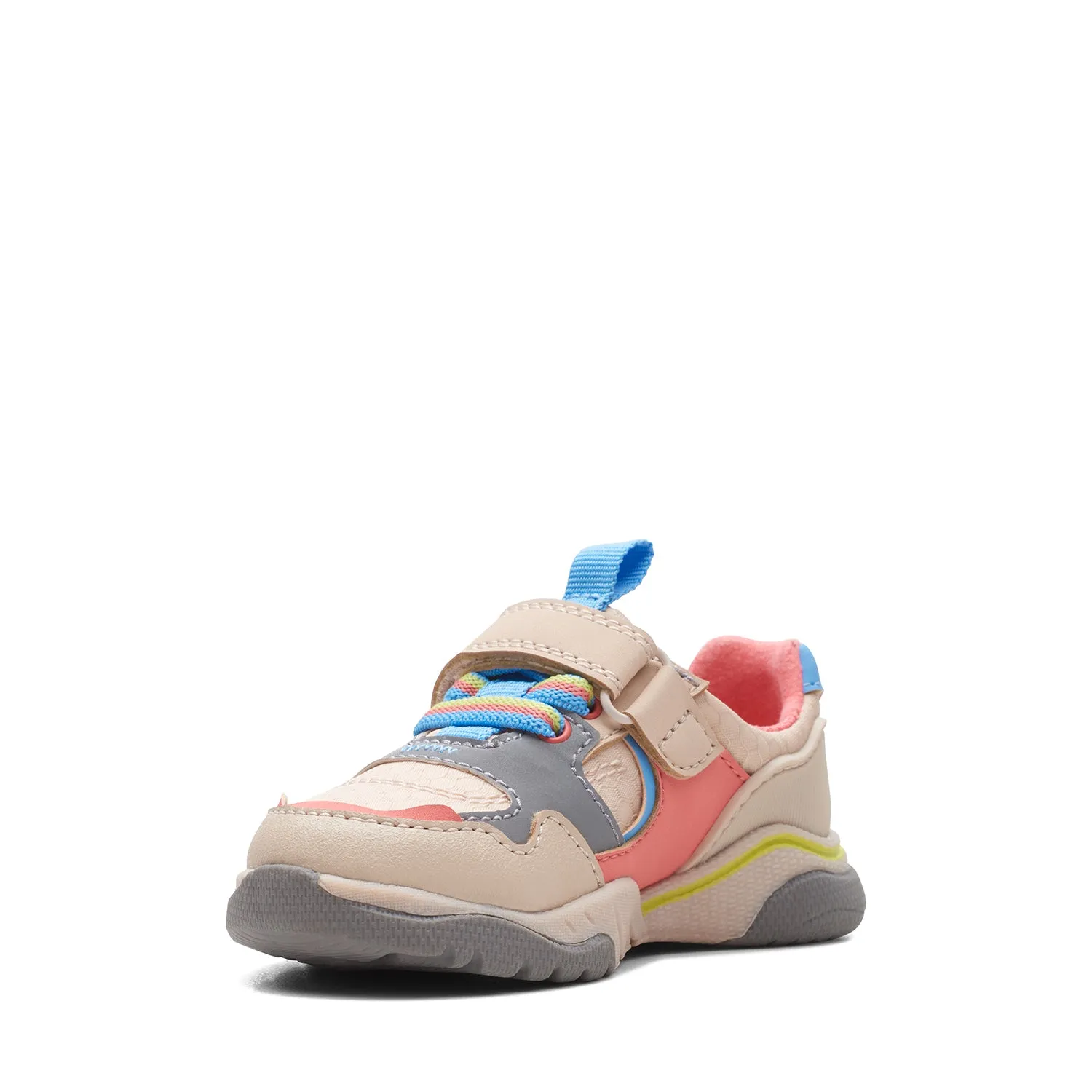 CLARKS GIRLS FEATHER JUMPT. (WIDE FIT)